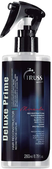 트러스 디럭스 프라임 헤어 트리트먼트 - 단백질 주입 열 보호제 스프레이 - 컨디셔너 재구성 디 탱글, 1개, 260ml - 쿠팡