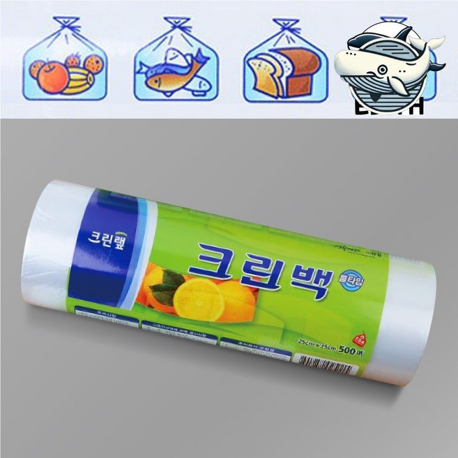 위생백 다용도 롤형 일회용 비닐백 500매 wjp*068ZJ, 1개