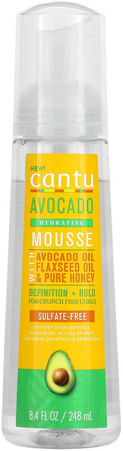 Cantu 아보카도 보습 무스 248ml(8.4fl oz), Cantu 아보카도 보습 무스 248ml84fl oz, 1개, 248ml