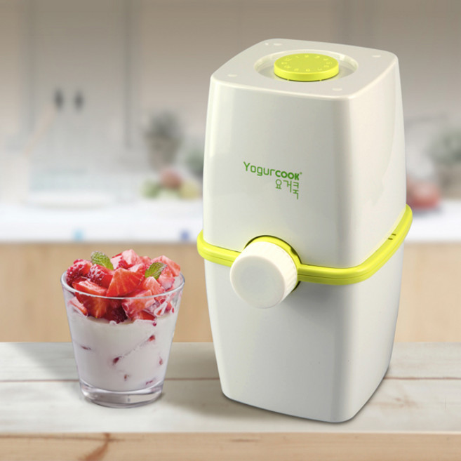 요거쿡 요거트 제조기 사각 YC-01, 화이트그린, 1개