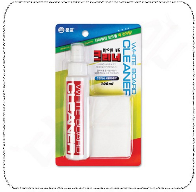 문교 화이트보드 크리너 CL-100 클리너 지우개 용액 100ml