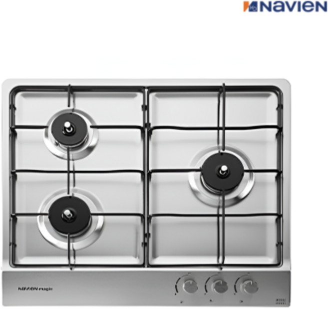 나비엔매직 가스쿡탑 빌트인 가스레인지 3구(타공560x480/건전지식), LNG, GRB-3303ND