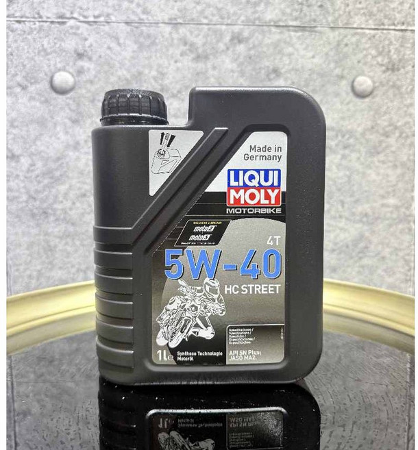 LIQUI MOLY 摩托車機油 5W-40, 1個, 街道型 5W-40(藍)