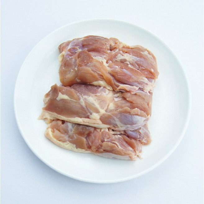 닭정육 뼈없는 순살 닭다리살 2kg 브라질산 닭정육