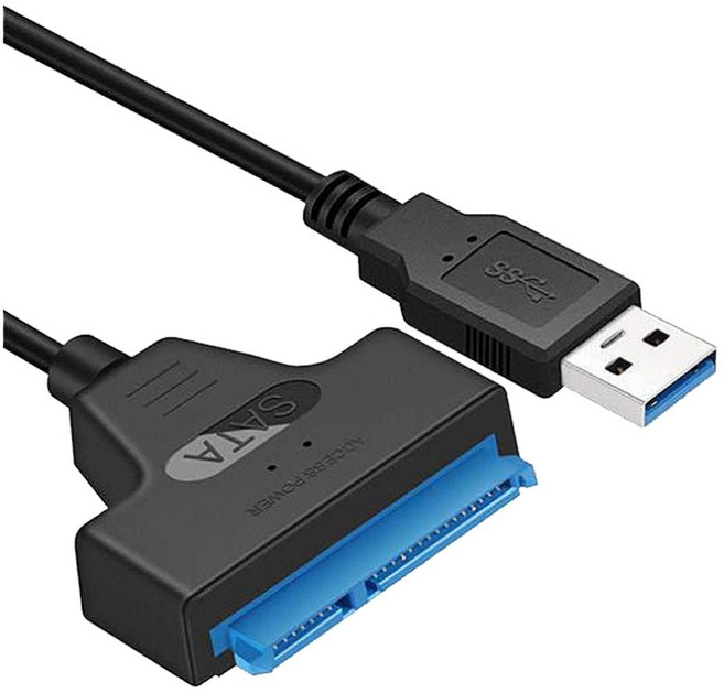 USB3.0 to SATA3 컨버터 HDD SSD 외장하드케이블, 1개