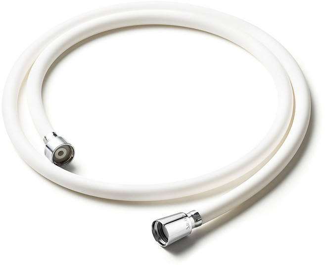 올바 의료용 실리콘 샤워호스, 로열화이트