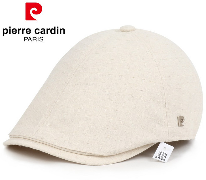 비토스 피에르가르뎅 24S/S 다이아패턴 자수 헌팅캡 간절기 및 여름에 쓰기좋은 파크골프모자