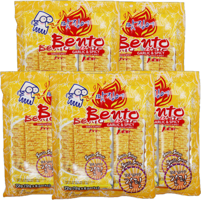 벤토 맛징어 갈릭앤스파이시, 5개