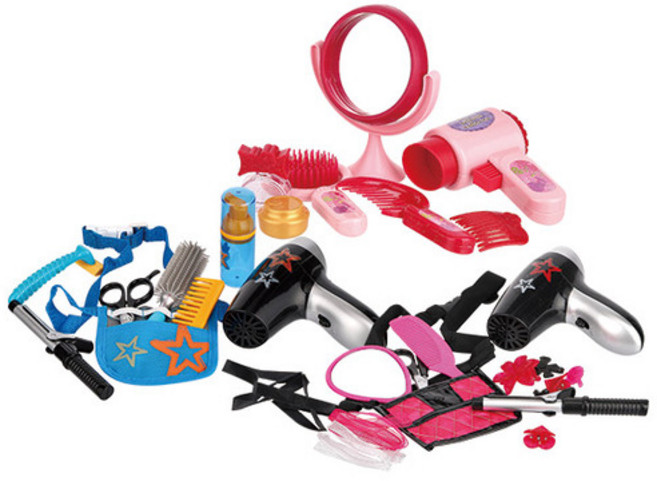 [캐스B] 플레이 미용놀이 3종세트(2376set) 미용실 미용사 헤어디자이너 역할놀이