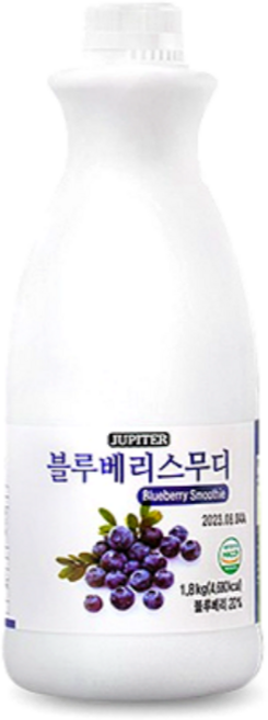 쥬피터 블루베리 스무디, 1.8kg, 8개