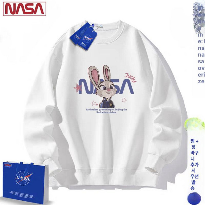 주토피아 동물 맨투맨 커플 남녀공용 후드티캐릭터티셔츠 캐릭터맨투맨 남성 여성 티셔츠 프린트 티셔츠 커플룩 여우 토끼 성인후드티 성인캐릭터, 1개, 화이트 플리스 없음