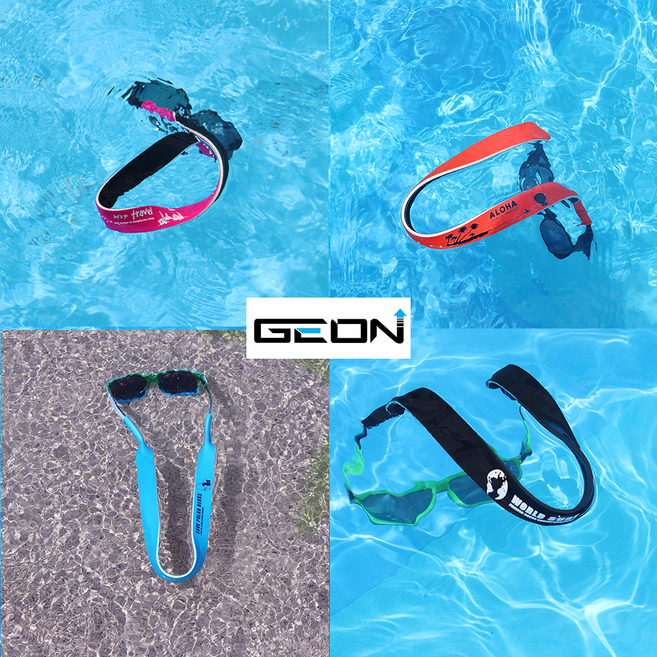 GEONSPORTS 선글라스 분실방지 스트랩 부력밴드 1SET(4개입)