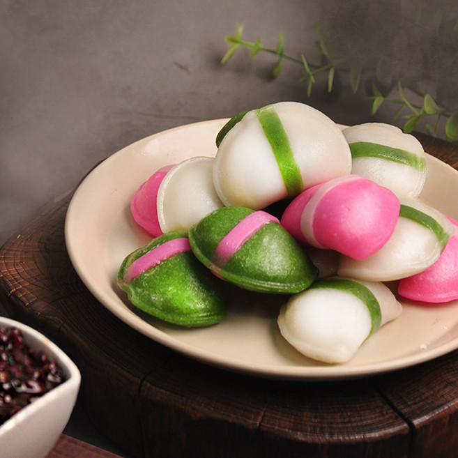 [푸르젠] 굳지 않는 반달떡 1kg /국내산 쌀, 1개