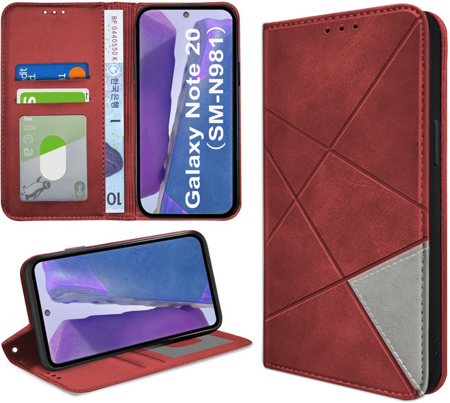 아칸크 삼성 갤럭시 노트20(SM-N981) 다이어리 지갑 휴대폰 케이스