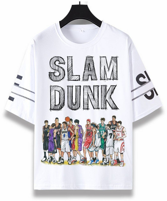 슬램덩크 강백호 정대만 채치수 서태웅 반팔 티셔츠, 24, S