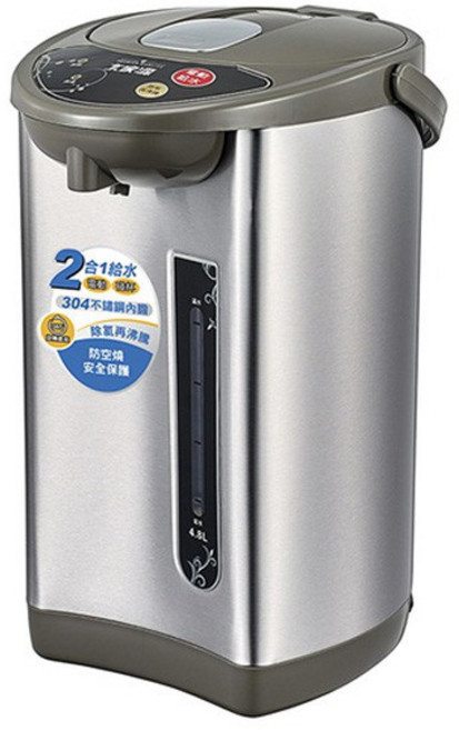 大家源 304不銹鋼內膽電熱水瓶(4.8L) TCY-204801