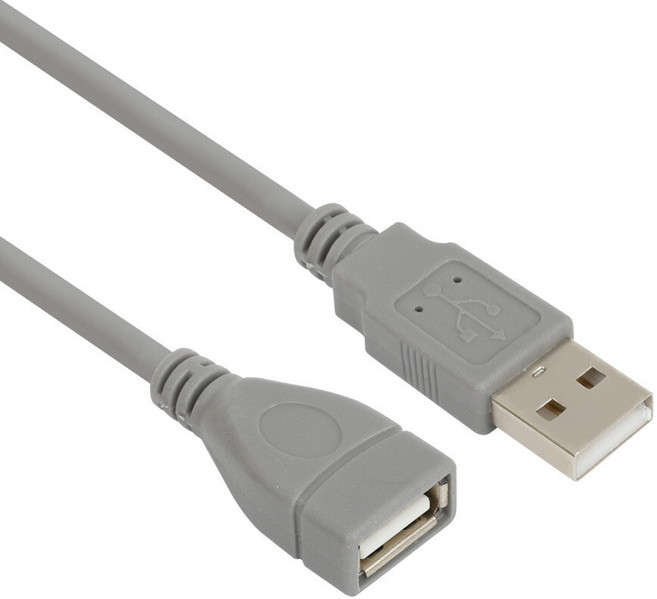 넥시 NX1512 USB2.0 AM-AF 연장 케이블 0.5M NX-U20MF-G005 USB2.0 A타입 암수 단자 길이연장 480Mbps속도, 1개