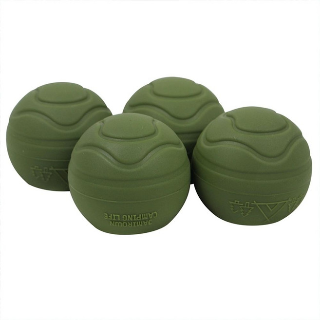 볼캡 캠핑의자 발커버 호환 4p 체어원 볼핏, A. 군사 녹색