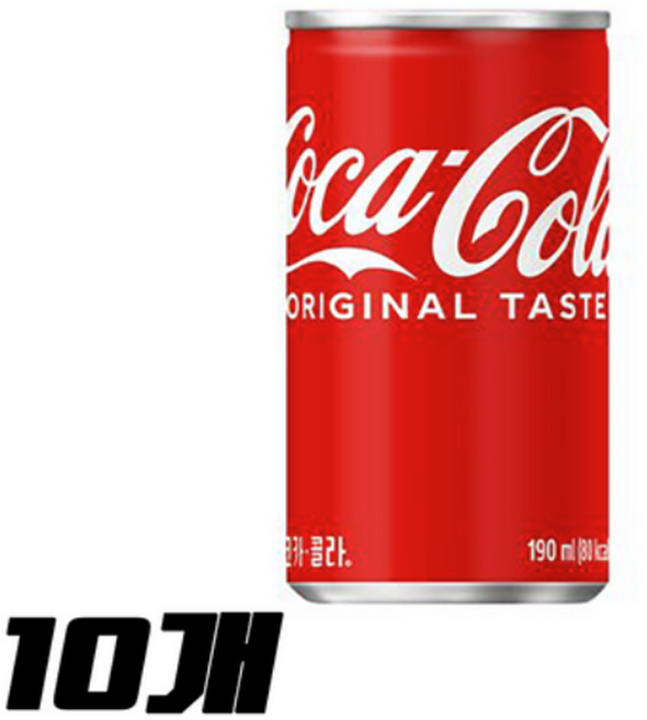 코카콜라, 190ml, 10개