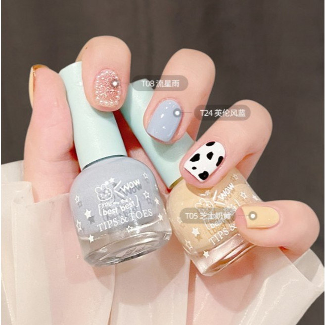 TIPS & TOES 水性指甲油, 1個, BT08-流星雨
