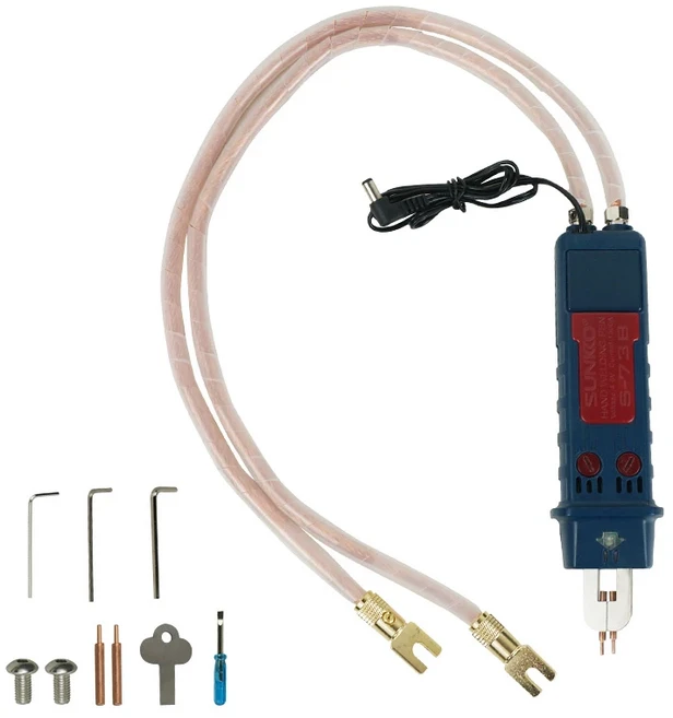 휴대용 올인원 스폿 용접 펜 트리거 스위치 포함 DIY 전기 자동차 18650 배터리 73B, 03 pen and 16 cable u