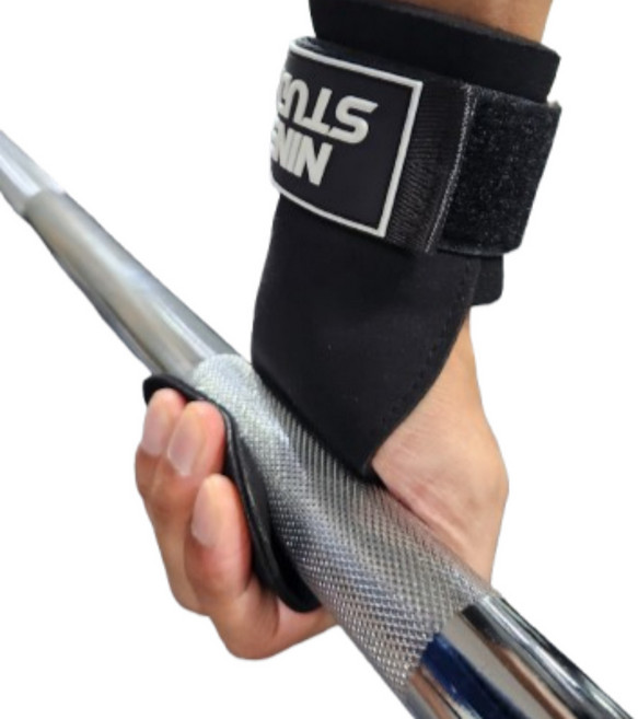 세이브데이 헬스스트랩 손목보호대, 블랙, 1개