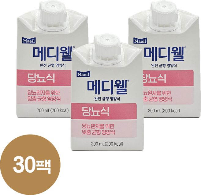 메디웰 매일 당뇨식, 200ml, 30개