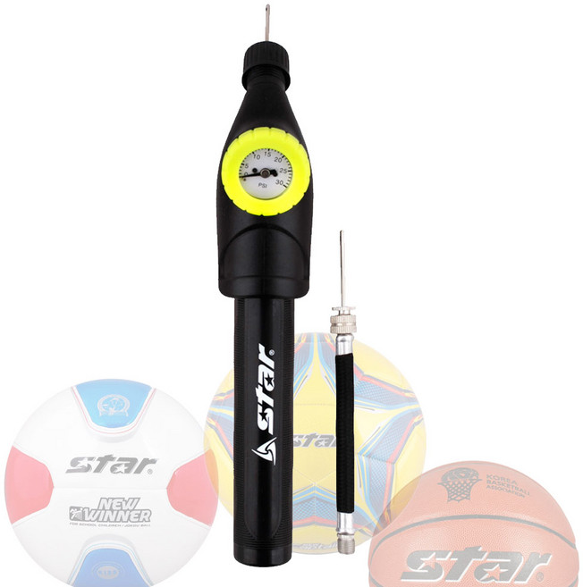 스타스포츠 양방향 압력게이지 펌프 XA1085, 블랙, 1개