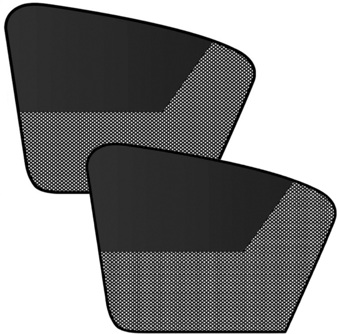 일리오시ILLIOSI 간편한 자석 탈부착 차량용 메쉬 햇빛가리개 앞뒤 4P, 2개, 블랙앞좌석
