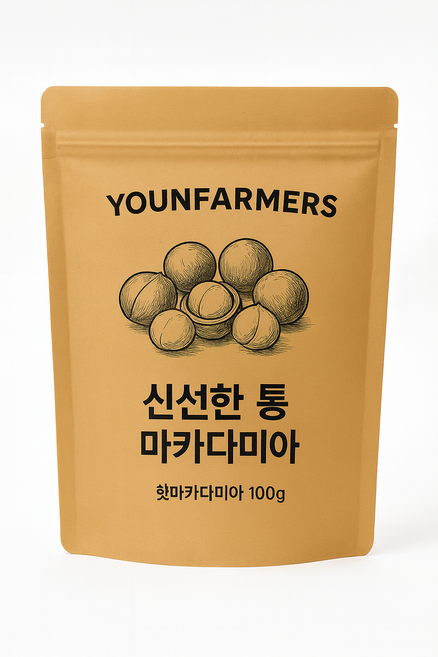 프리미엄 통마카다미아 2025년 햇견과 고소한 영양간식, 1개, 100g