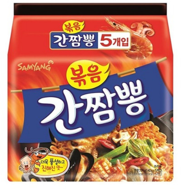 삼양 볶음 간짬뽕 140g, 5개