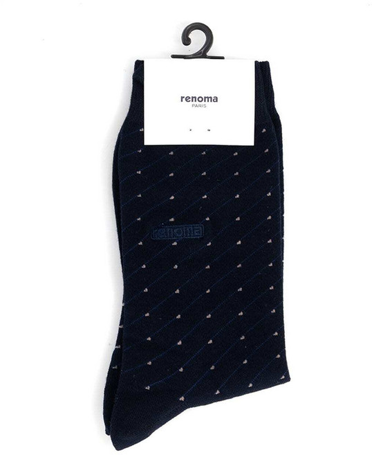[백화점상품] 레노마 면 장목 도트 신사양말 비즈니스아이템 선물 포장