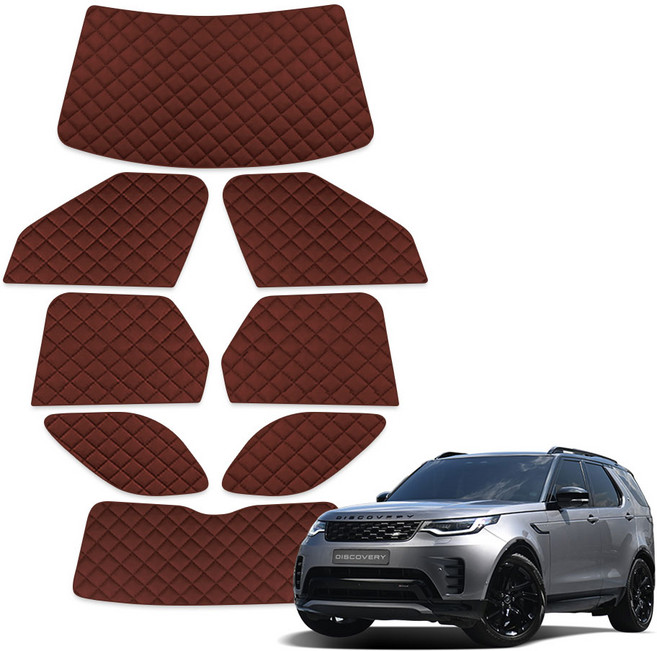 루젠 디스커버리 5세대 차박커튼 캠핑 암막 햇빛가리개, 1세트, 보르도브라운