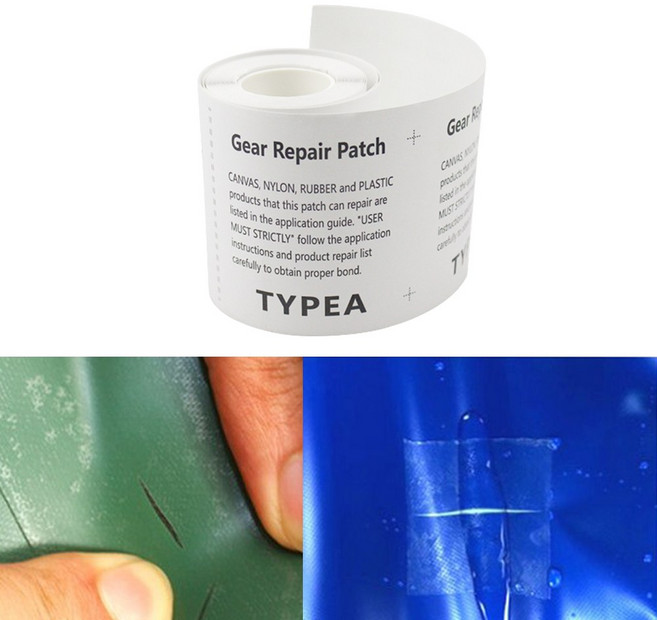 리브포어스 다용도 투명 보수테이프 천막 갑바 텐트 우비 자충매트 인텍스튜브 호로 비닐하우스 어닝, 3.75미터, 1개