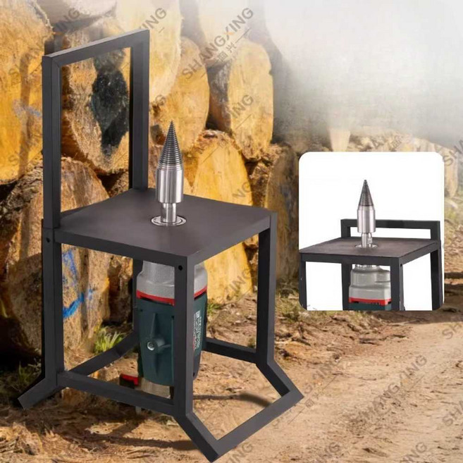 장작기계 수직형 절단기 땔감 도끼 전기 고급형, 1개, 가정용 220V 고토크 전기 장작 패기