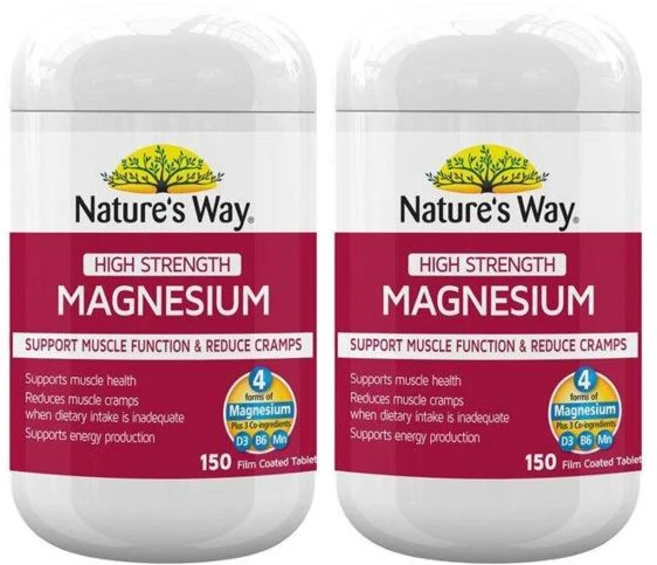 Nature's Way 네이처스웨이 하이 스트렝스 마그네슘, 2개, 150정 - 쿠팡