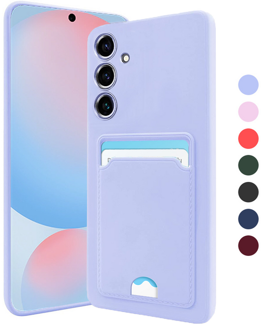 갤럭시S24FE 파스텔 카메라보호 카드 케이스