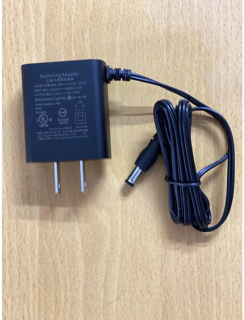 DVE 12V 1A 直插式交換式變壓器 適用攝影機 台灣安規認證, 1個, 新款直插式, DVE-12V 1A