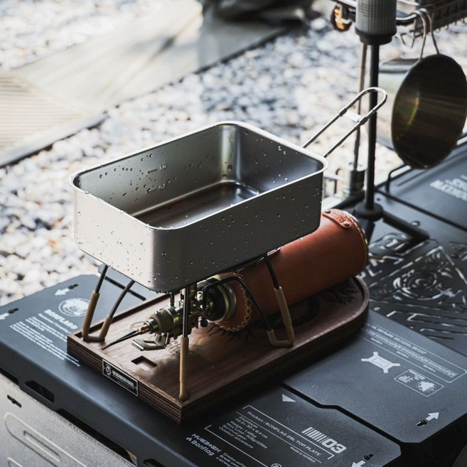 KINOX 不鏽鋼大萬能煮飯神器 便當盒 韓國製 SS Messtin（蒸、炸、炒、煮鍋）, 1個