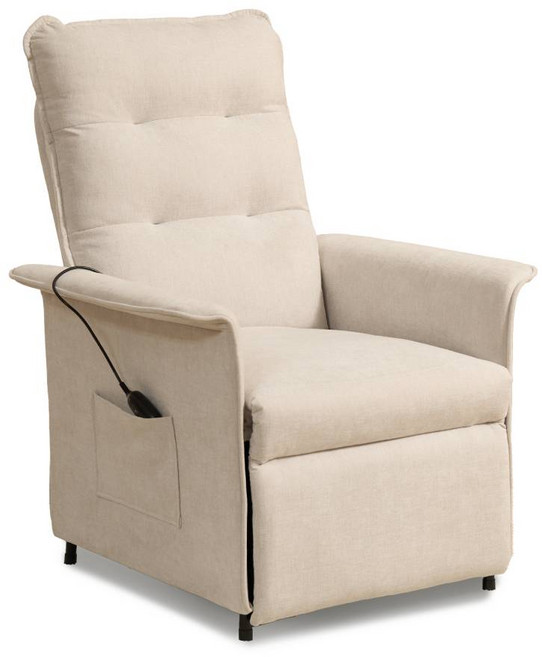 FlexiSpot 전동 리클라이너 쇼파 X1 각도조절 1인용 소파 A/S 2년 패브릭 1인용리클라이너, 베이지