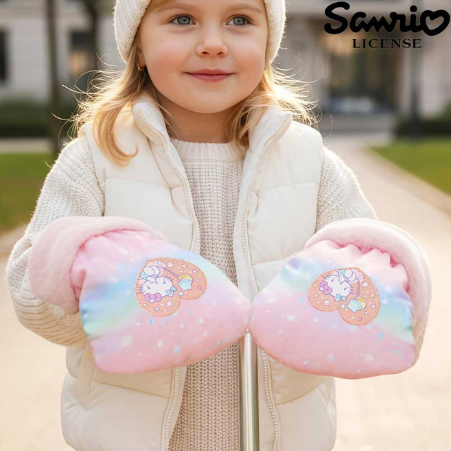 장갑 산리오 킥보드장갑 초경량 보드라운원단 핸드머프 핸드워머 자전거글러브