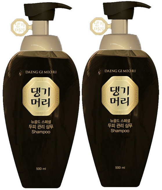 댕기머리 뉴골드 스페셜 샴푸 500ml /두피관리, 500mlx3개, 2개