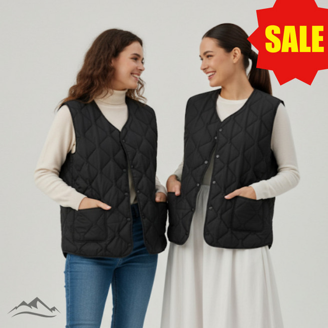 하루랩 경량 패딩조끼 여성 패딩