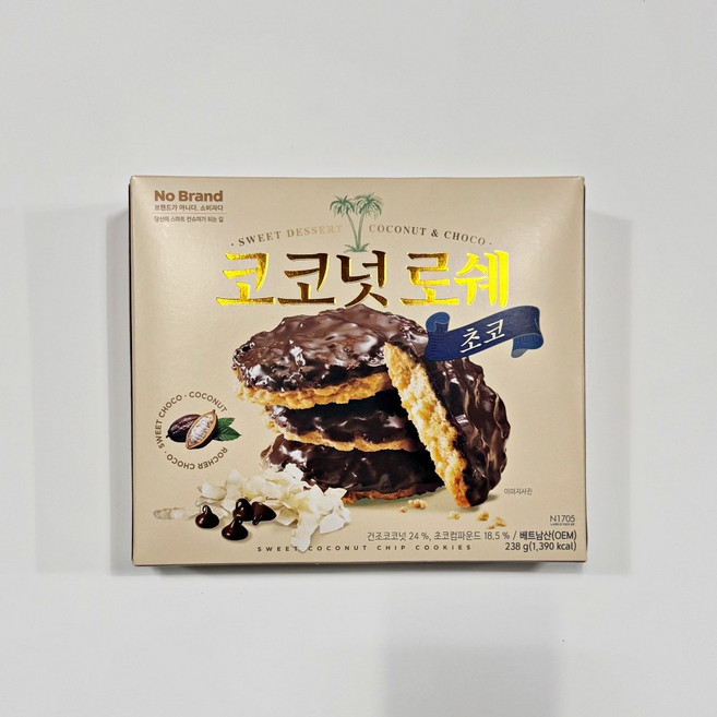 노브랜드 코코넛 로쉐 초코, 1개, 238g