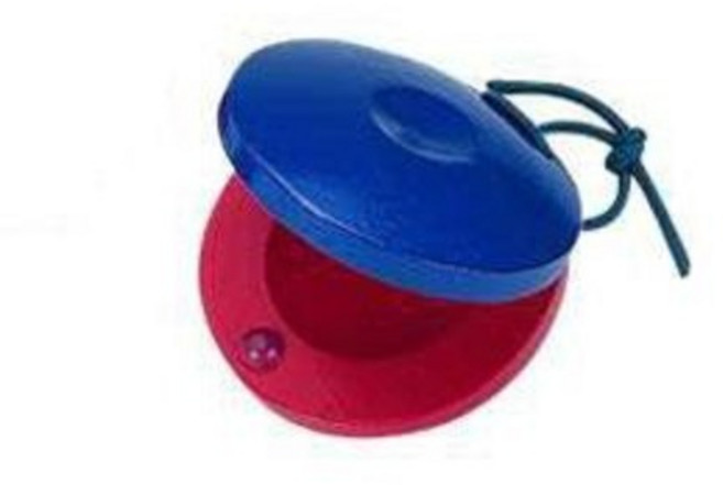 [SOL] 솔 나무 캐스터네츠 1개 Blue & Red HC-10W