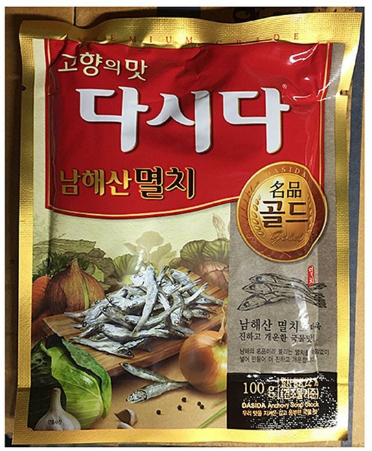 업소용 식자재 고향의맛 멸치다시다 골드 백설 100g bab+13520Kd