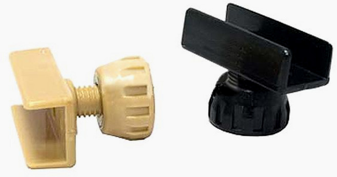 ㄷ자 가구조절발 PVC 15mm 18mm 높이조절발