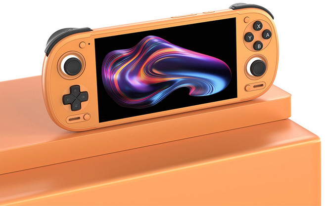 [CTK] Retroid Pocket6 포켓6 RP6 게임기 안드로이드13 휴대용 게임패드 8 Gen2 5.5인치 스크린 6000mAh, 8+128G(왼쪽위/오른쪽아래), 오렌지