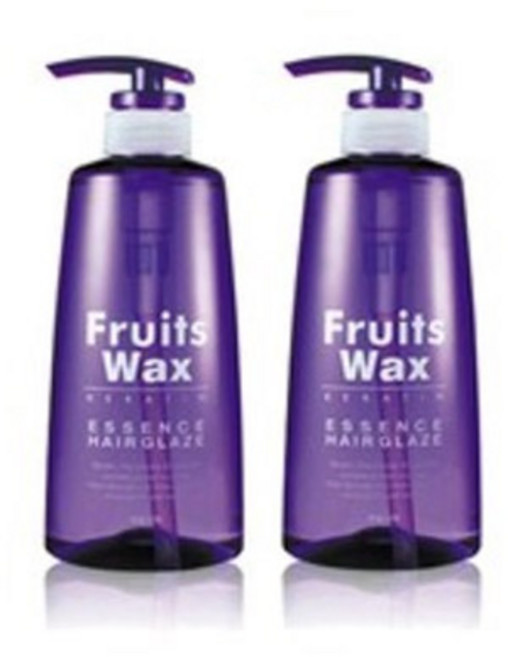 2개)과일나라 후르츠왁스 케라틴 에센스 헤어글레이즈500g, 500g, 2개