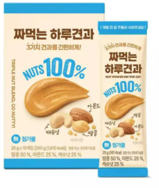 짜먹는 하루견과, 25g, 10개